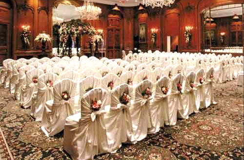 BANQUET HALL CHAIR  COVERS