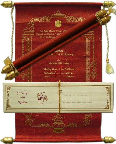 Farmaan Hindu Wedding Cards