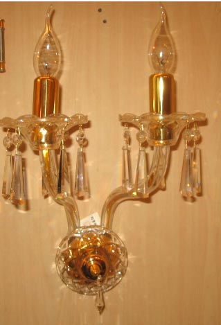 WALL HANGING COLOURED CHANDELIERS