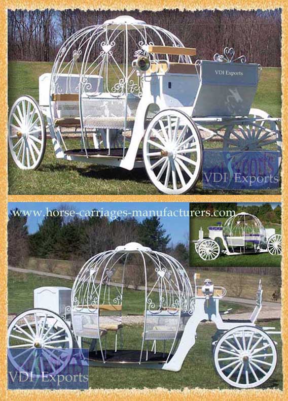 WITHOUT FOOTREST CINDERELLA HORSE CARRIAGE
