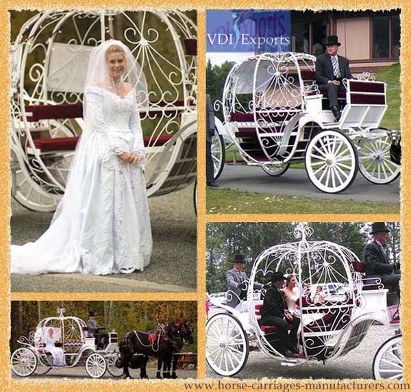 WEDDING CINDERELLA HORSE CARRIAGE