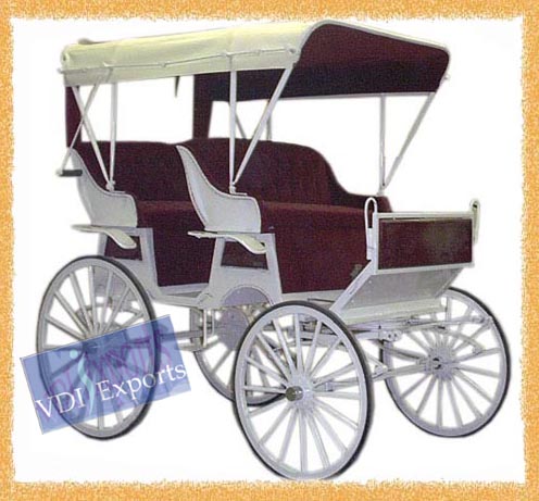 TWO SEATER HORSE CARRIAGE