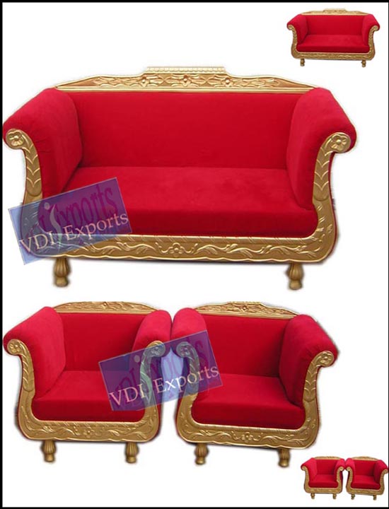 ROYAL THRONE WITH TWO SEATER