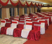 BANQUET HALL WEDDING CHAIR COVERS