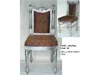 SILVER CARVED DINING  CHAIR