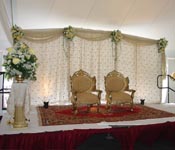 EMBROIDERED WEDDING STAGE BACKDROPS
