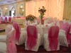 CHAIR COVER WITH COLOURED TISSUE